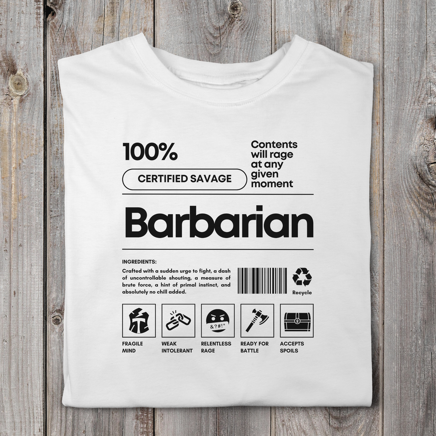 Barbarian Ingredients