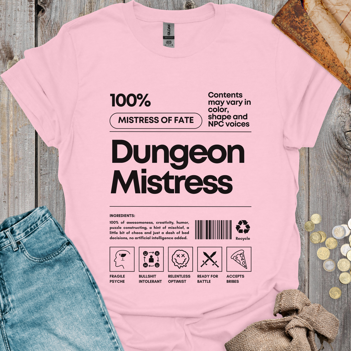 Dungeon Mistress Ingredients