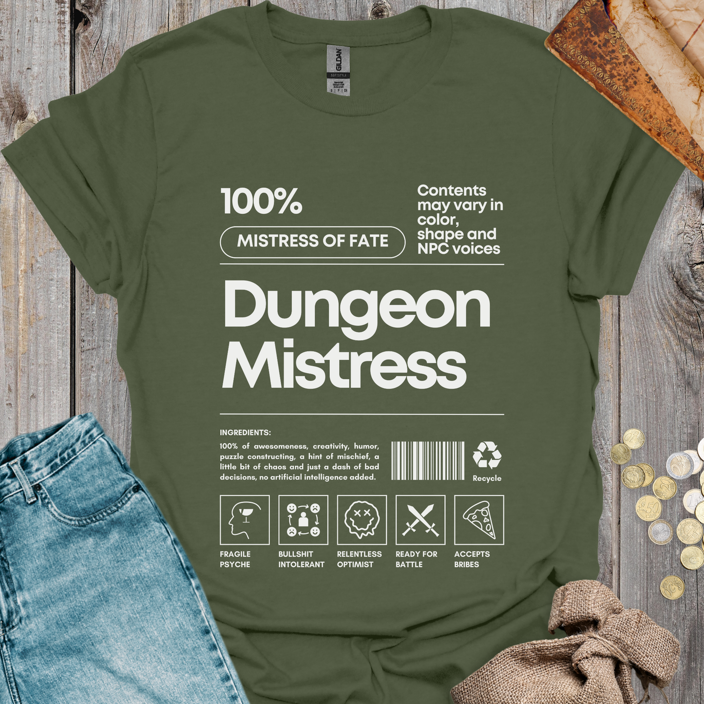 Dungeon Mistress Ingredients