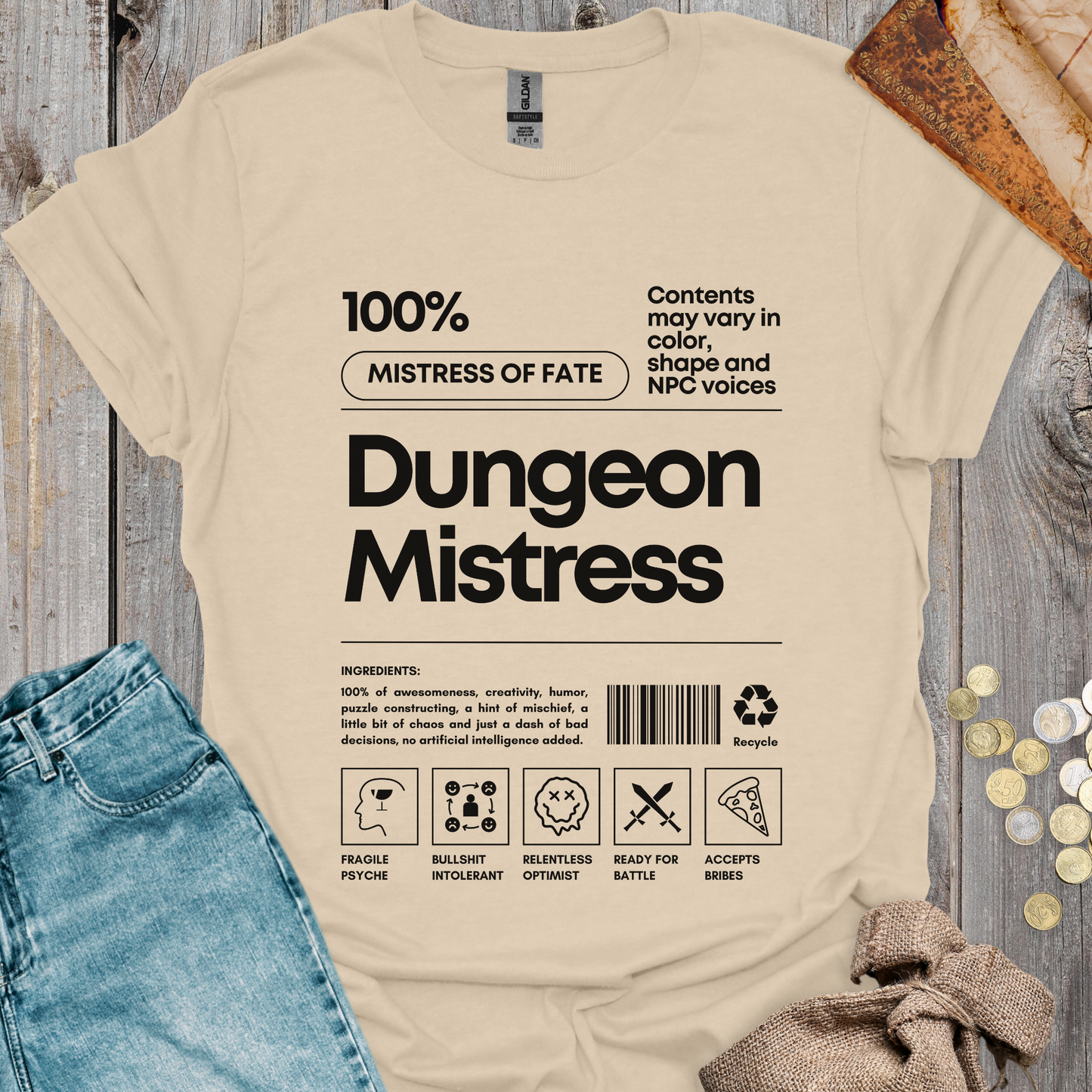 Dungeon Mistress Ingredients