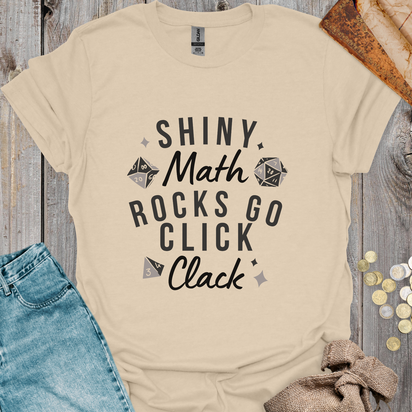 Shiny Math Rocks Go Click Clack