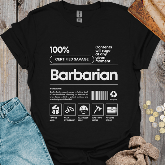 Barbarian Ingredients