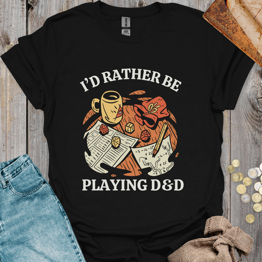 I'd Rather Be Playing D&D