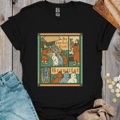 Medieval Cats Ask for Fish