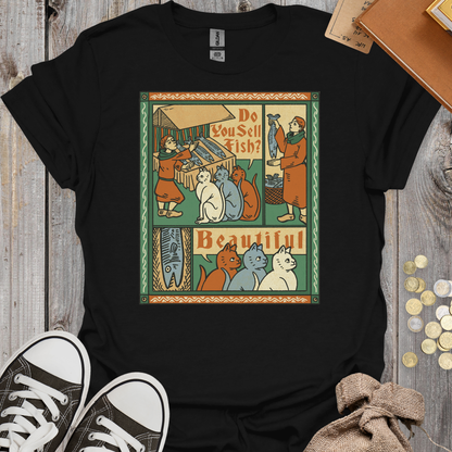 Medieval Cats Ask for Fish