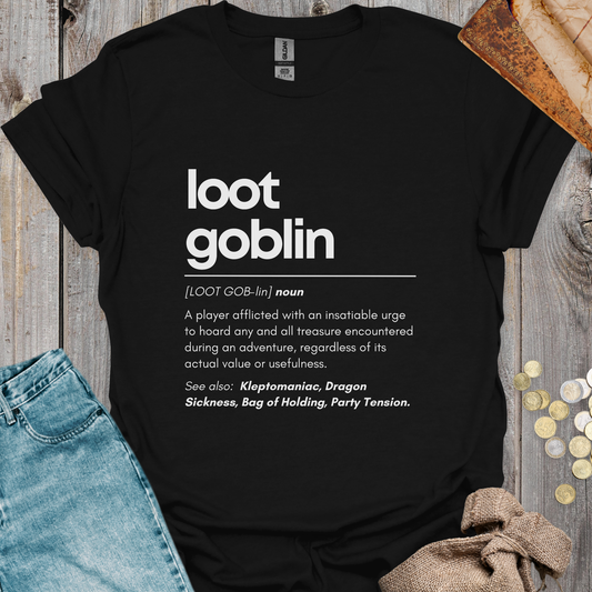 Dictionary Definition Loot Goblin
