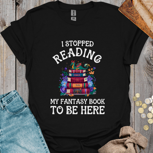 I Stopped Reading My Fantasy Book To Be Here