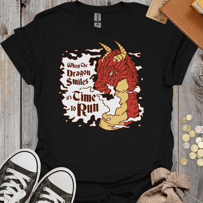 When the Dragon Smiles It's Time to Run