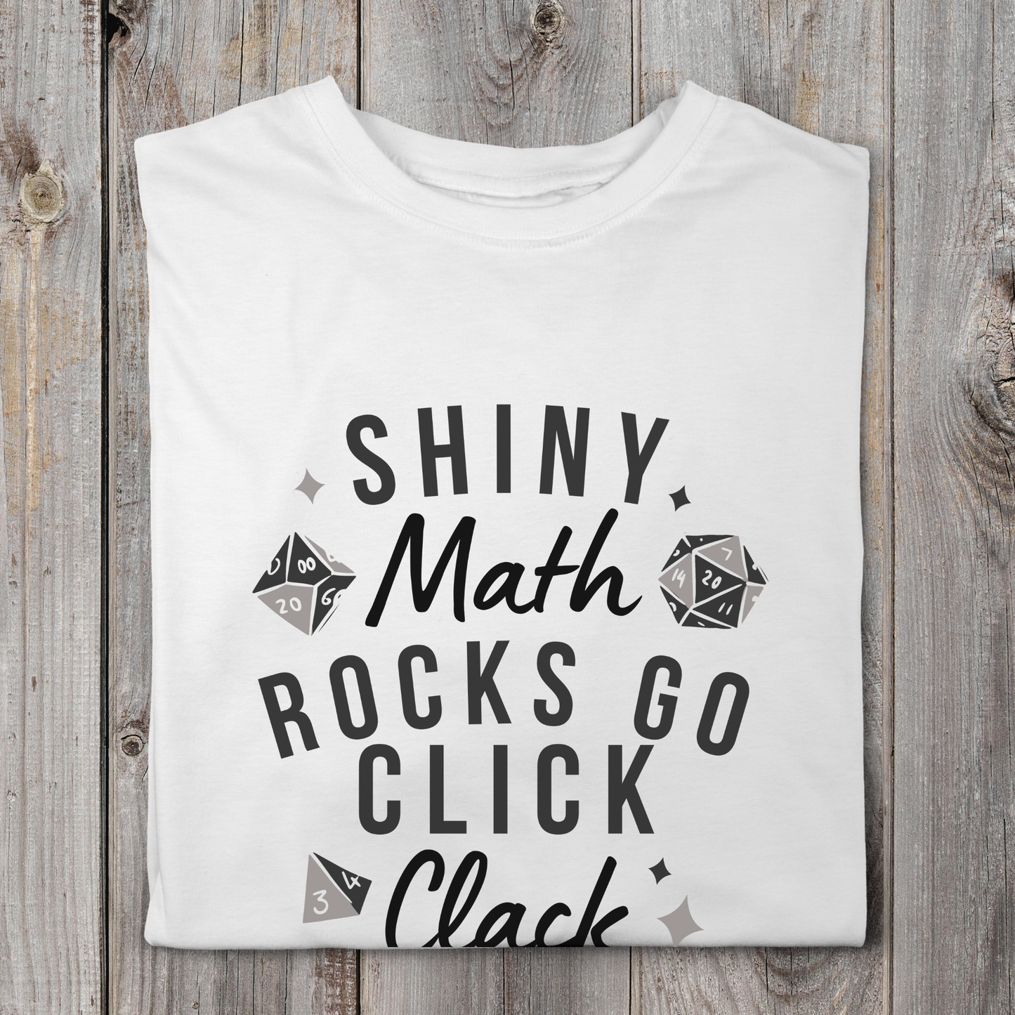 Shiny Math Rocks Go Click Clack