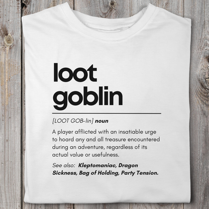 Dictionary Definition Loot Goblin