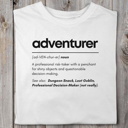 Dictionary Definition Adventurer