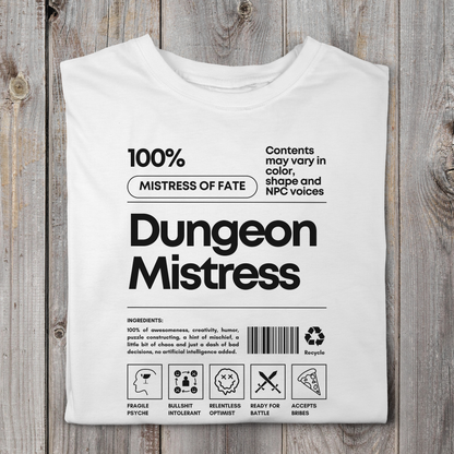 Dungeon Mistress Ingredients
