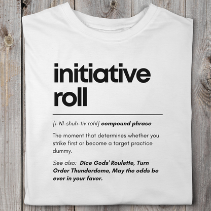 Dictionary Definition Initiative Roll