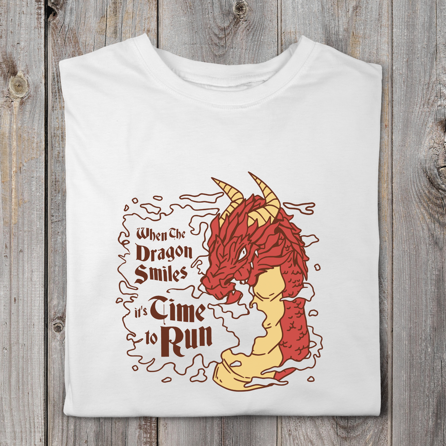 When the Dragon Smiles It's Time to Run