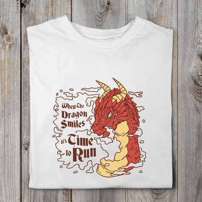When the Dragon Smiles It's Time to Run