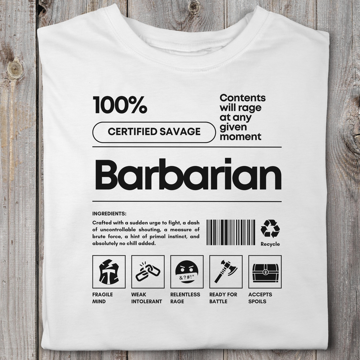 Barbarian Ingredients