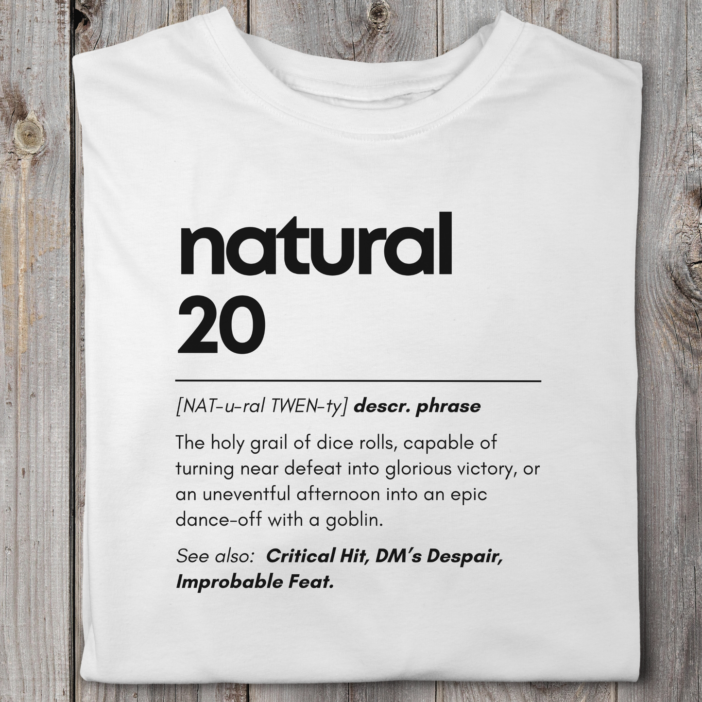 Dictionary Definition Natural 20