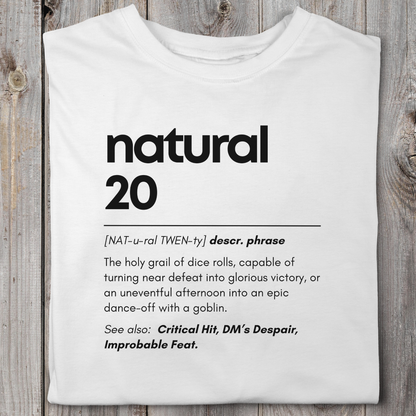 Dictionary Definition Natural 20