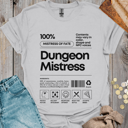Dungeon Mistress Ingredients