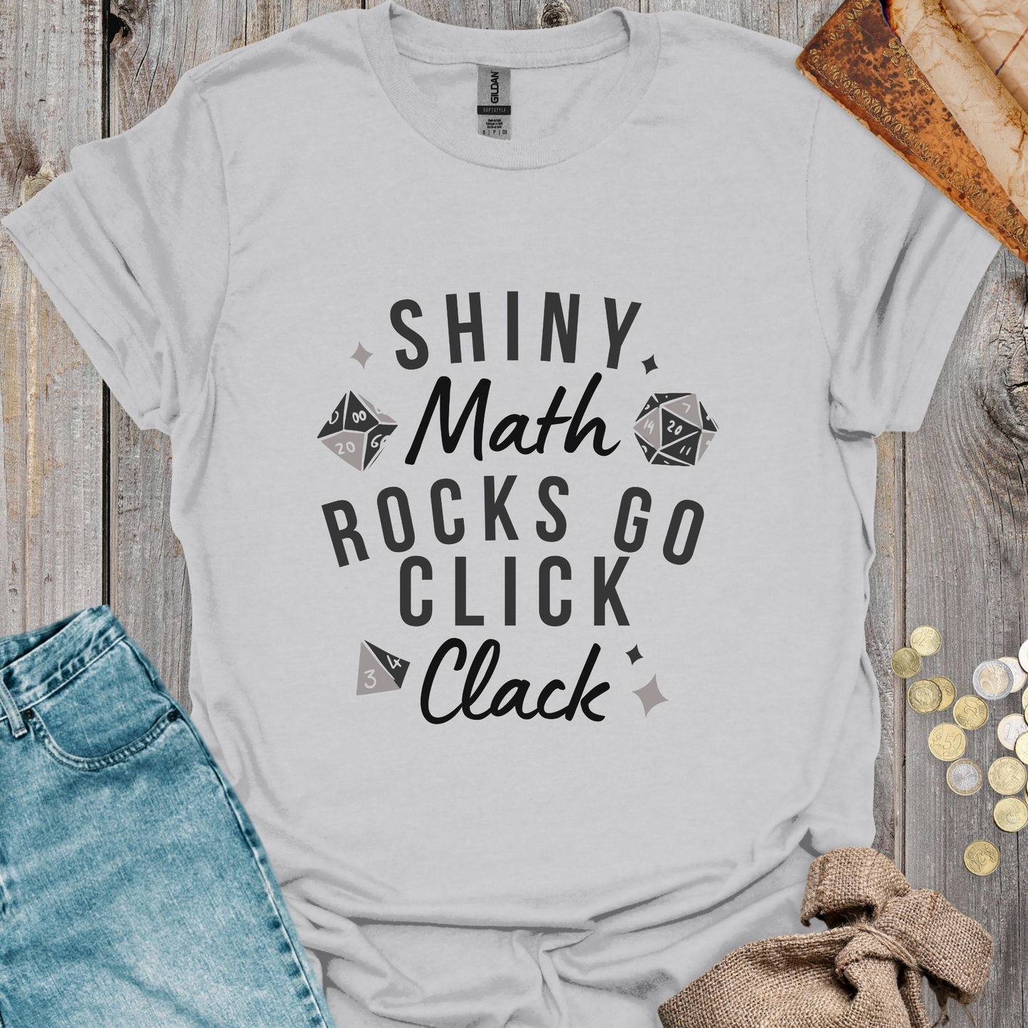 Shiny Math Rocks Go Click Clack