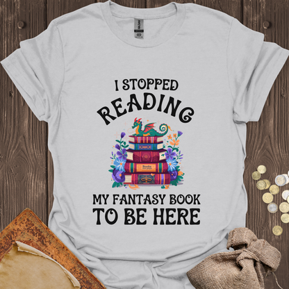 I Stopped Reading My Fantasy Book To Be Here