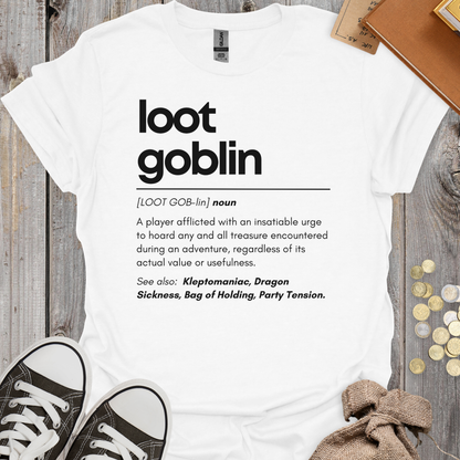 Dictionary Definition Loot Goblin