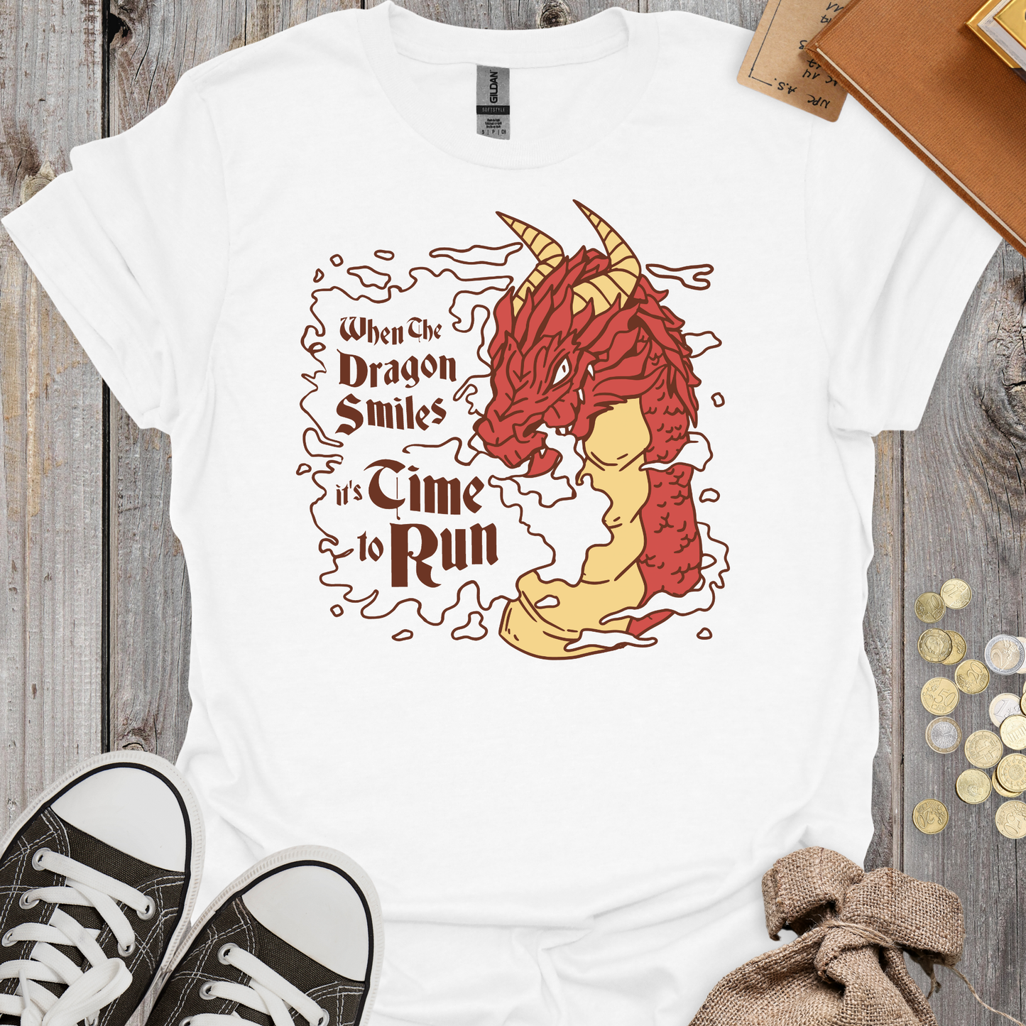 When the Dragon Smiles It's Time to Run