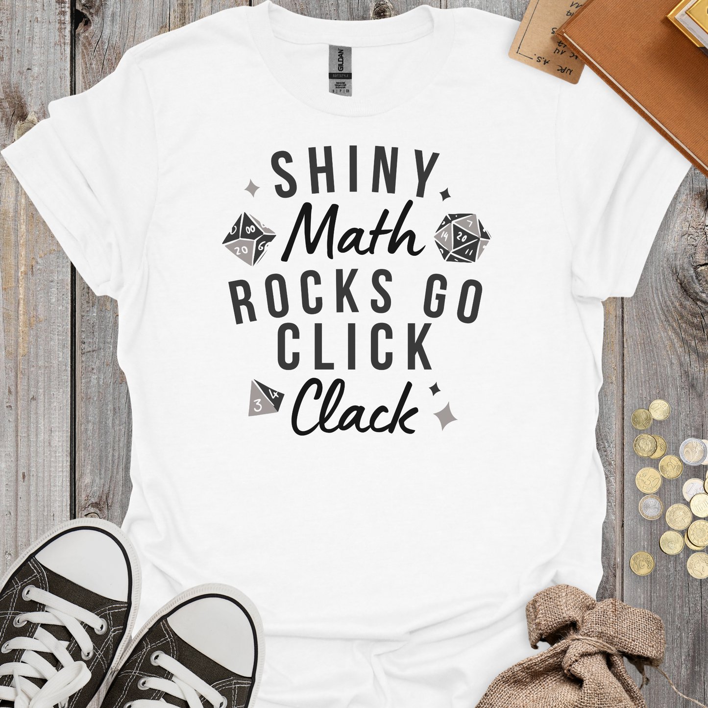 Shiny Math Rocks Go Click Clack