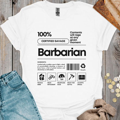 Barbarian Ingredients