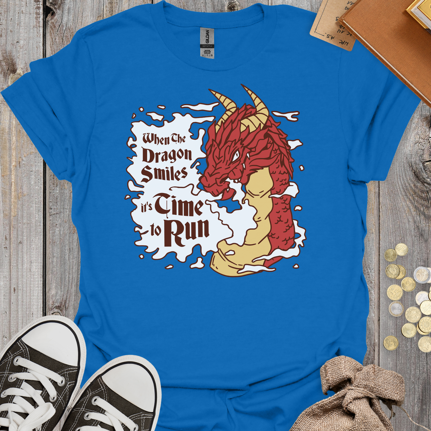 When the Dragon Smiles It's Time to Run