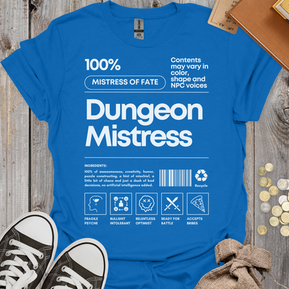 Dungeon Mistress Ingredients
