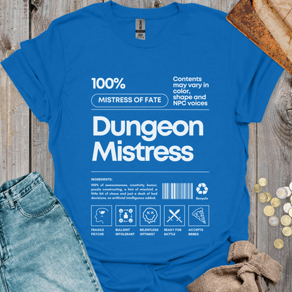 Dungeon Mistress Ingredients