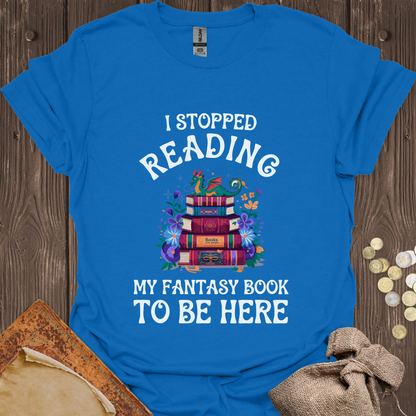 I Stopped Reading My Fantasy Book To Be Here
