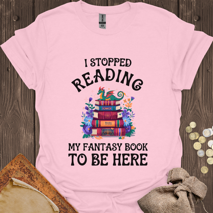 I Stopped Reading My Fantasy Book To Be Here