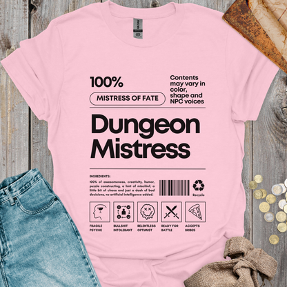 Dungeon Mistress Ingredients