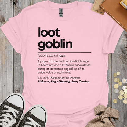 Dictionary Definition Loot Goblin