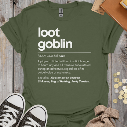 Dictionary Definition Loot Goblin
