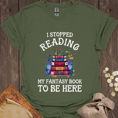 I Stopped Reading My Fantasy Book To Be Here