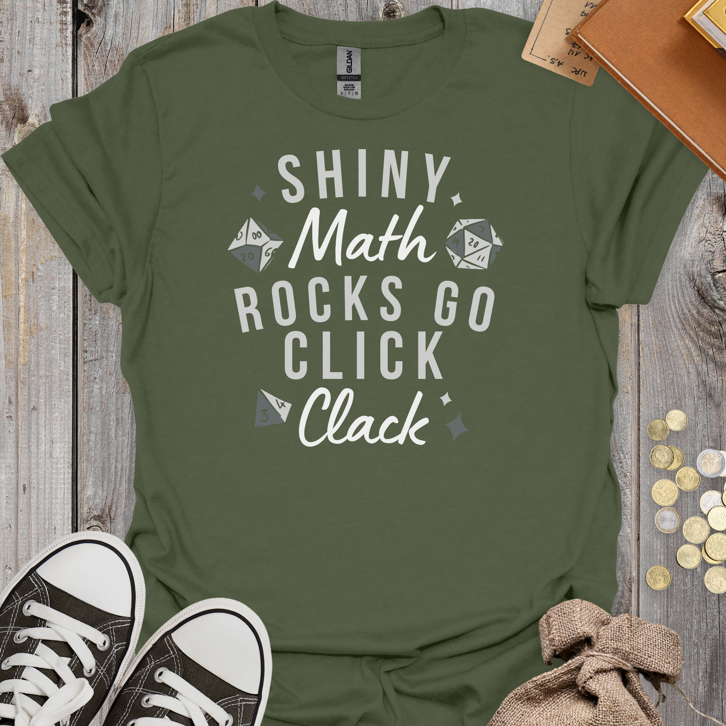Shiny Math Rocks Go Click Clack