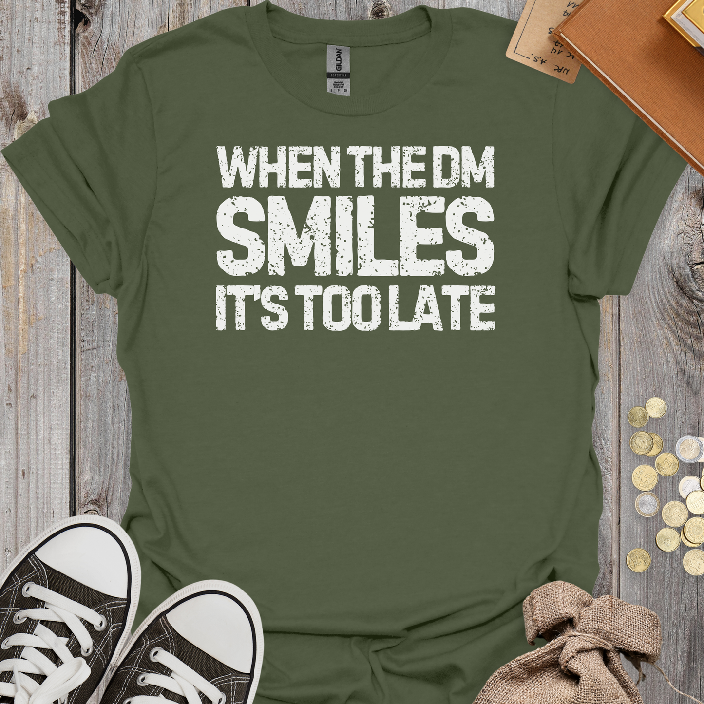 When the DM Smiles It's Too Late