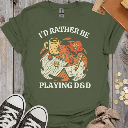 I'd Rather Be Playing D&D