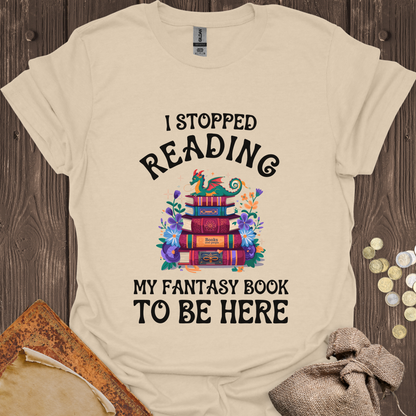 I Stopped Reading My Fantasy Book To Be Here