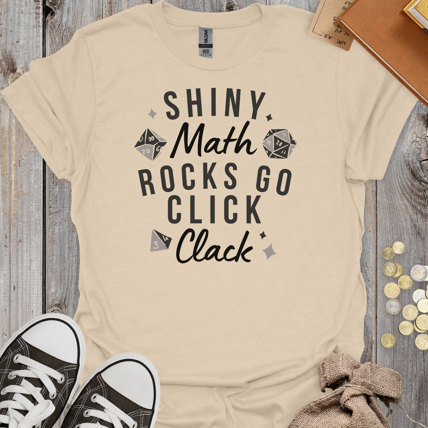 Shiny Math Rocks Go Click Clack