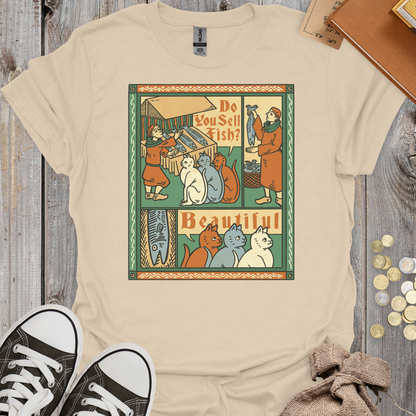 Medieval Cats Ask for Fish